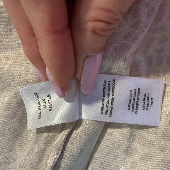 RAILS Alix Reptile Shirt Dress NWT Sz XS - Picture 8 of 16